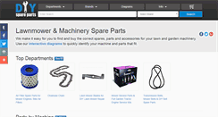 Desktop Screenshot of diyspareparts.com